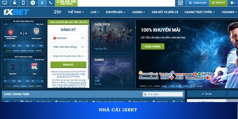 Nhà cái châu Âu hàng đầu 1XBET