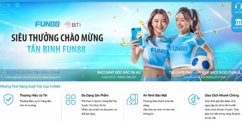 Tìm hiểu thông tin chung về trang web cá cược uy tín FUN88