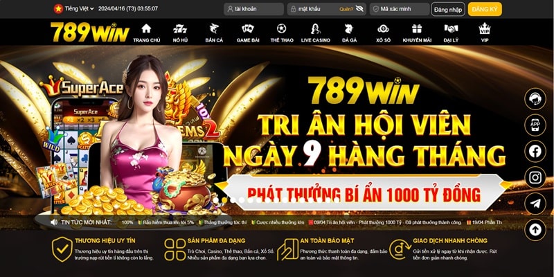 789Win dành tặng quà bí ẩn đến người chơi